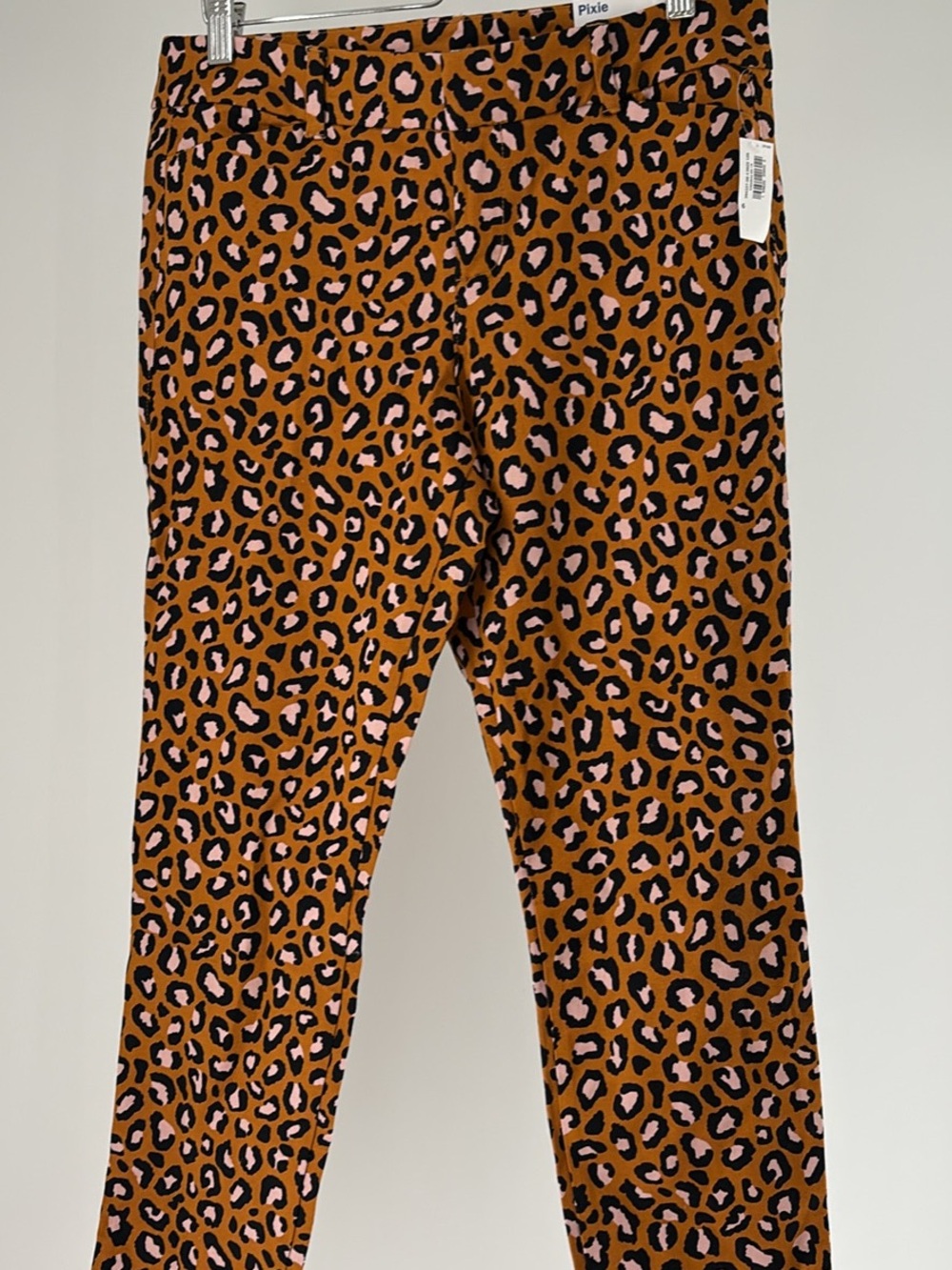 Pixi Brown and Pink Leopard Print Kids Leggings